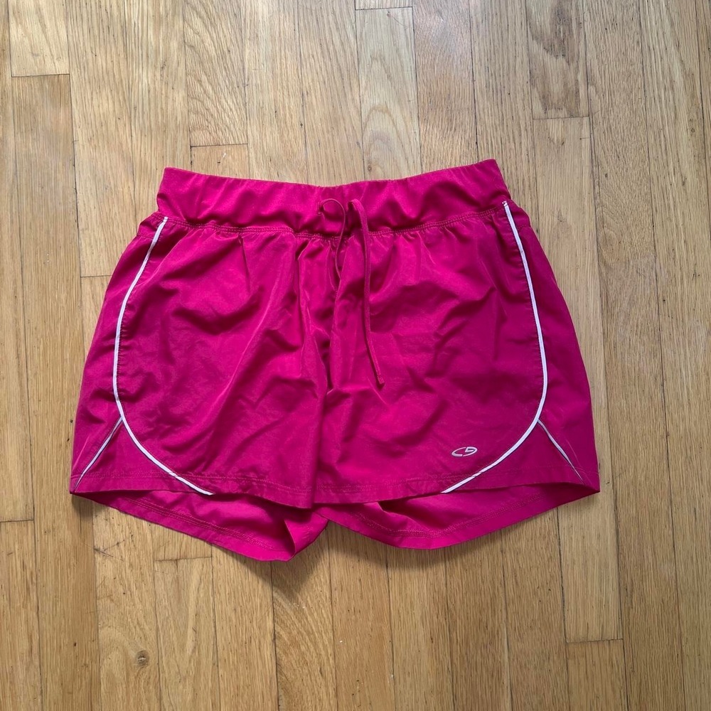 C9 by Champion pink shorts with white piping, Women's Medium